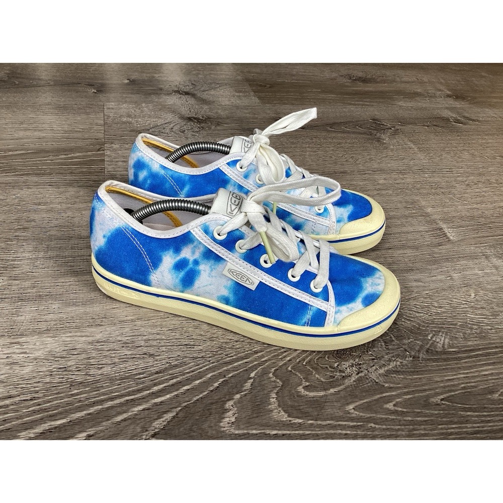 Keen Womens Size 7 Elsa Lite Blue White Casual Fashion Sneakers Shoes 1025292